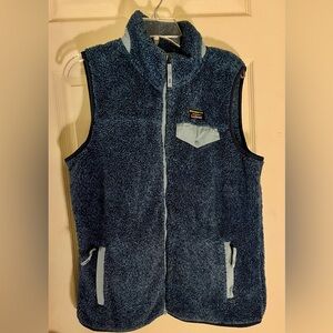 L.L. Bean M Royal Blue Fleece Vest for Women